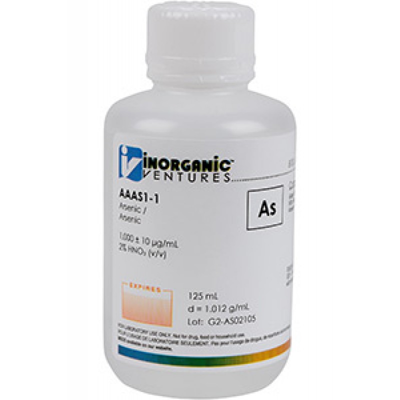 1000 ppm (µg/mL) Arsenic for AA