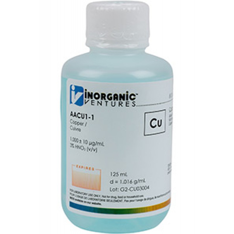 1000 ppm (µg/mL) Copper for AA