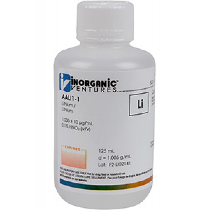1000 ppm (µg/mL) Lithium for AA